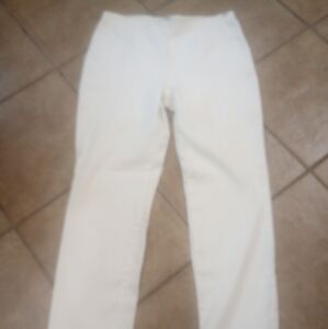 Elegant White Straight Leg Jeans